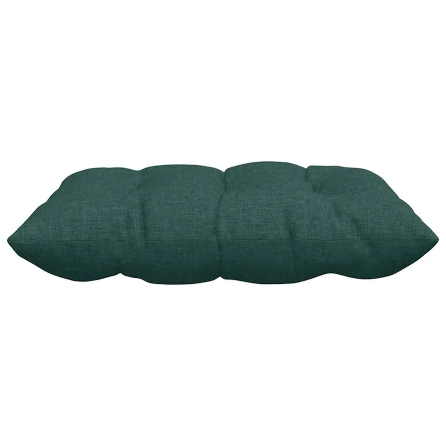 Coussins de siège 4 pcs Vert foncé 40 x 40 x 6 cm tissu - 6