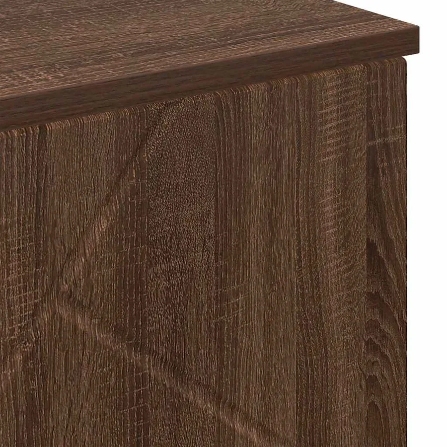 Cabinet de salle de bain avec porte Chêne brun 60 x 35 x 80 cm - 11
