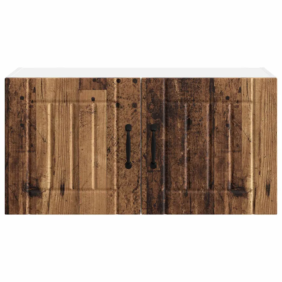 Meuble mural LUCCA Bois ancien 80 x 31 x 40 cm - 6