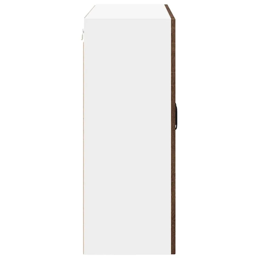 Meuble mural LUCCA Chêne brun 80 x 31 x 80 cm Bois d'ingénierie - 7