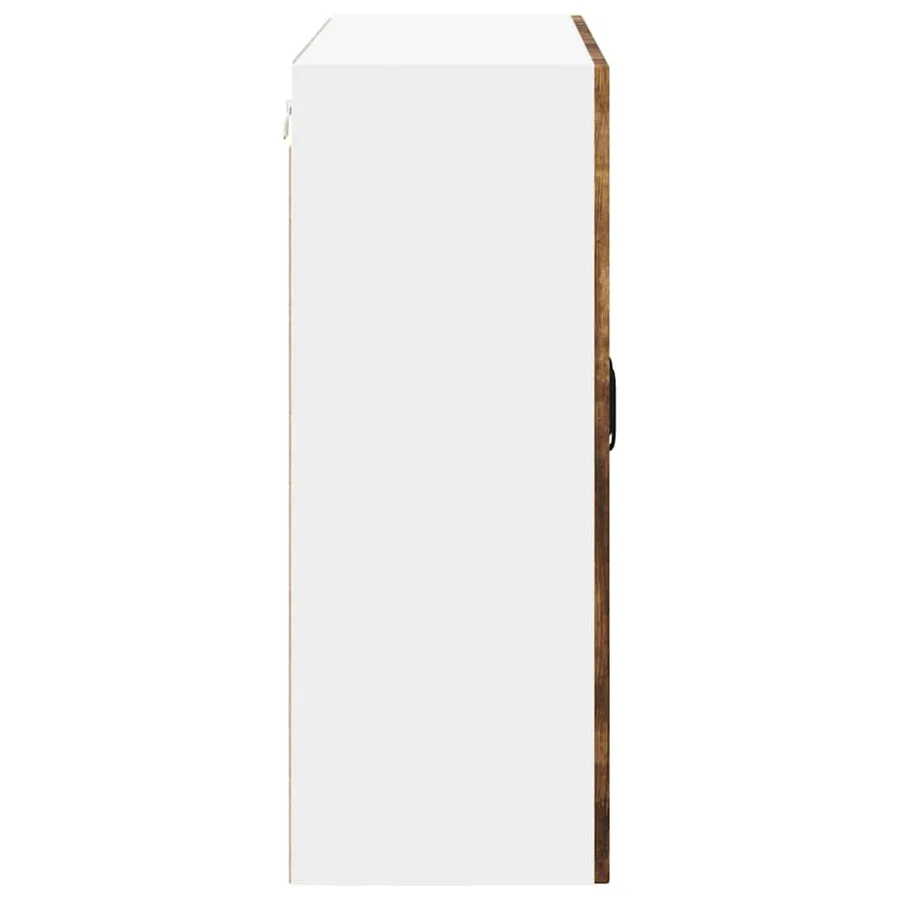 Meuble mural LUCCA Chêne fumé 80 x 31 x 80 cm Bois d'ingénierie - 7