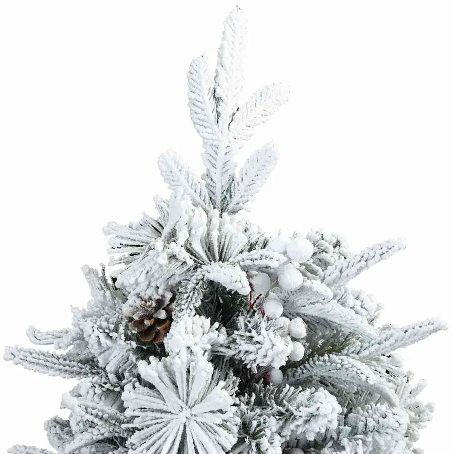 Sapin de Noël Artificiel à Branches Articulées Vert 120 cm - 6