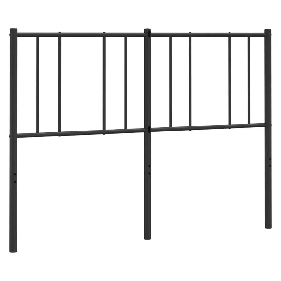 Tête de lit de remplacement métal noir 135 cm - 2