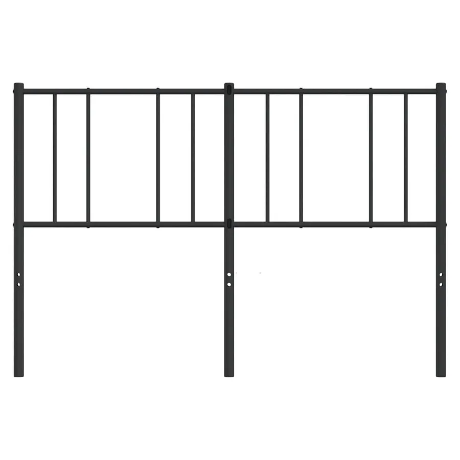 Tête de lit de remplacement métal noir 135 cm - 5