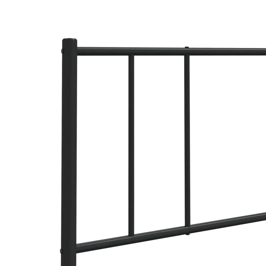 Tête de lit de remplacement métal noir 135 cm - 7