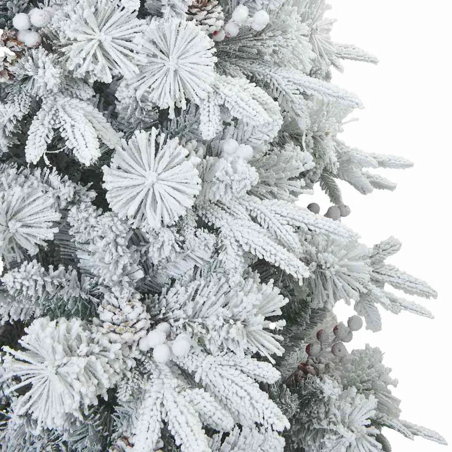 Sapin de Noël Artificiel à Branches Articulées Blanc 180 cm - 7