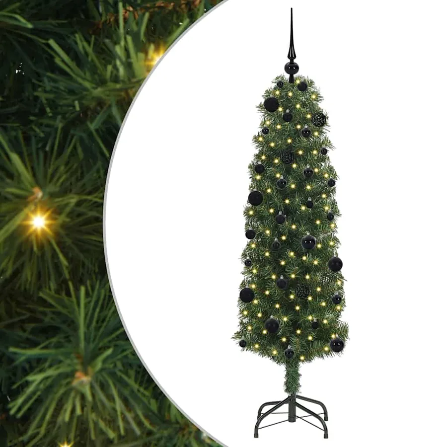 Sapin de Noël artificiel Vert 150 cm PVC et acier et plastique - 2