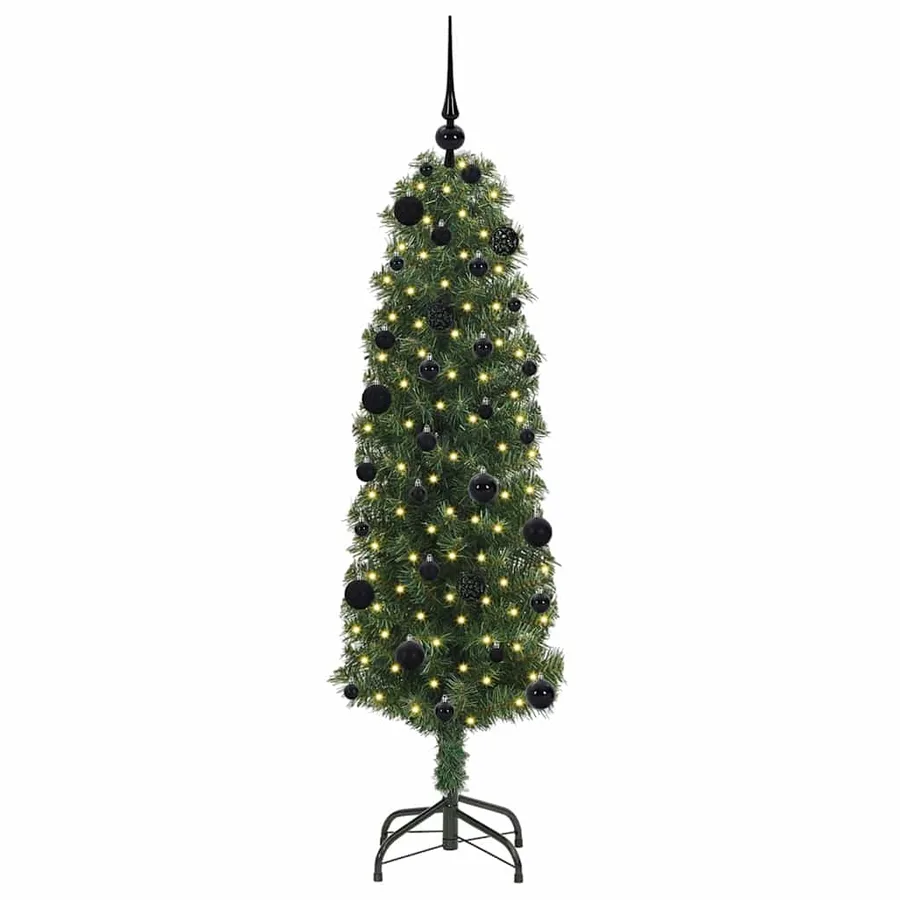 Sapin de Noël artificiel Vert 150 cm PVC et acier et plastique - 3
