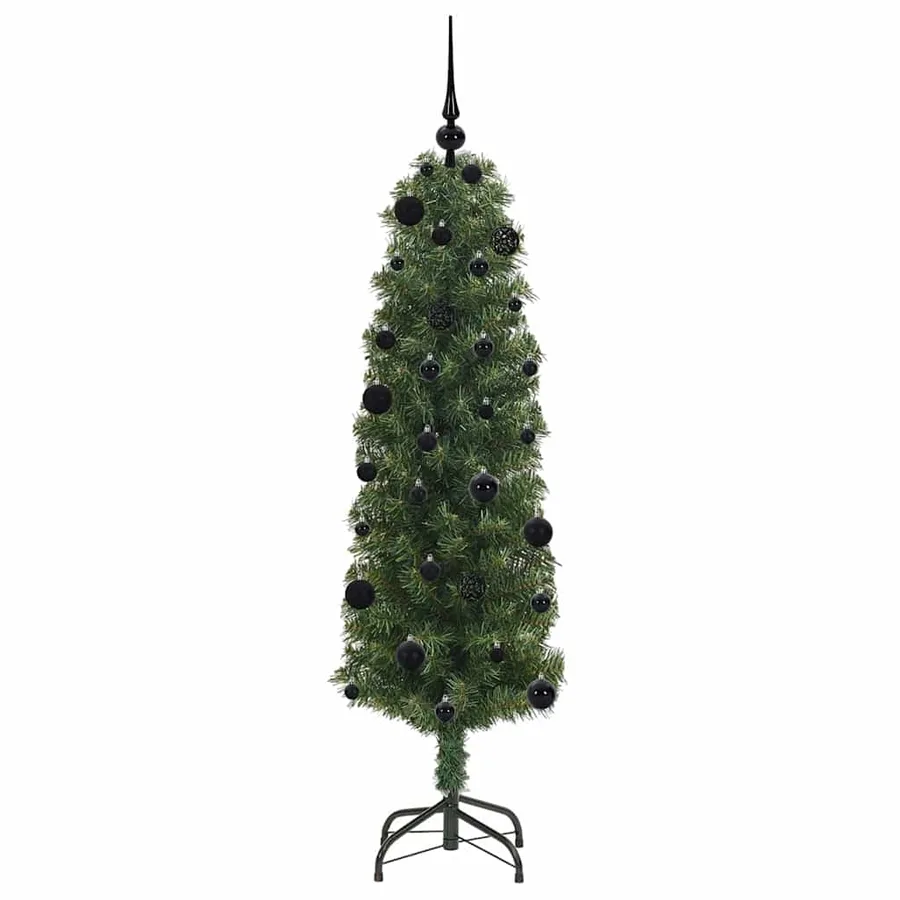 Sapin de Noël artificiel Vert 150 cm PVC et acier et plastique - 4