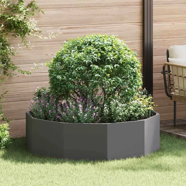 Jardinière Noir 120 x 120 x 35 cm Acier