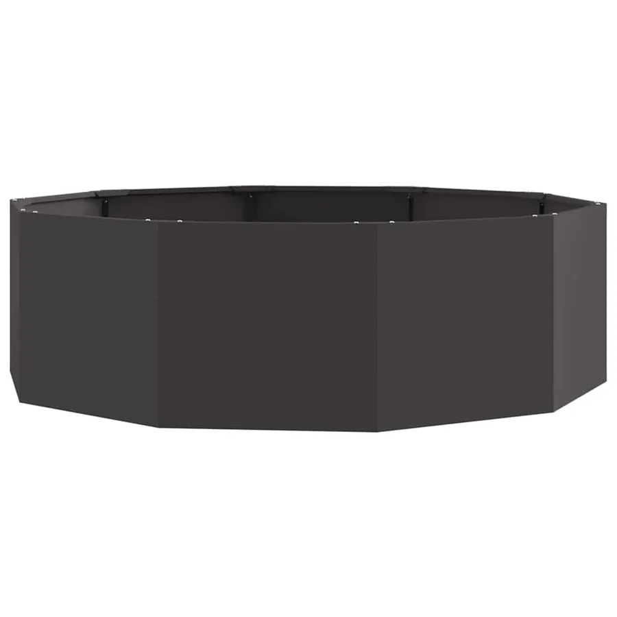 Jardinière Noir 120 x 120 x 35 cm Acier - 2