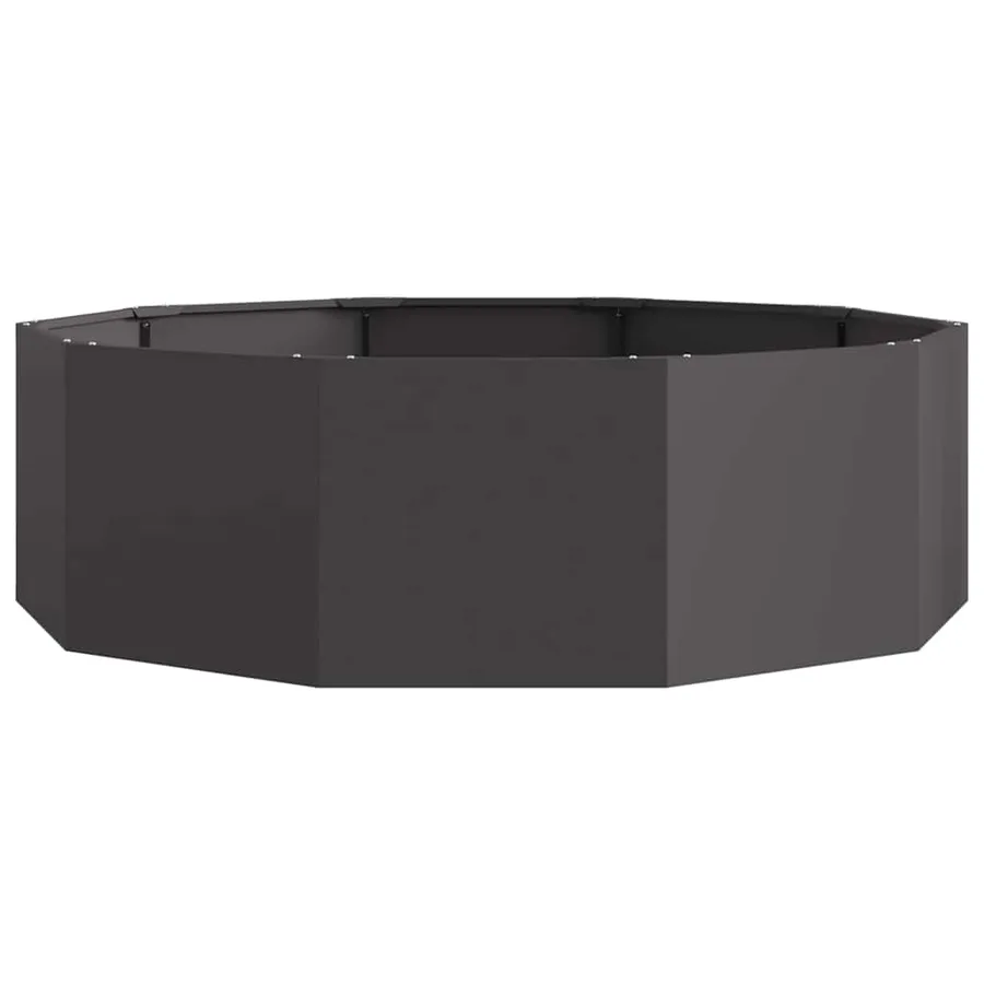 Jardinière Noir 120 x 120 x 35 cm Acier - 5