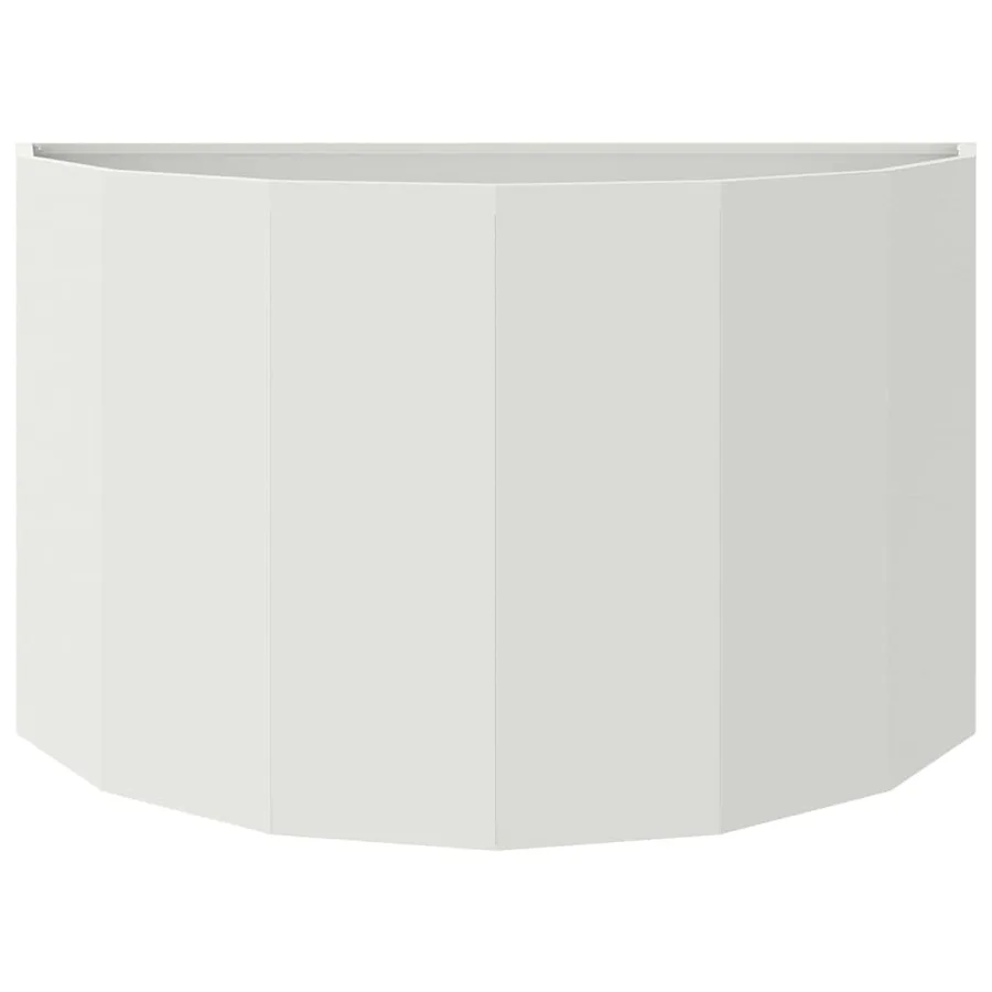 Jardinière Blanc 90 x 45 x 50 cm Acier - 5