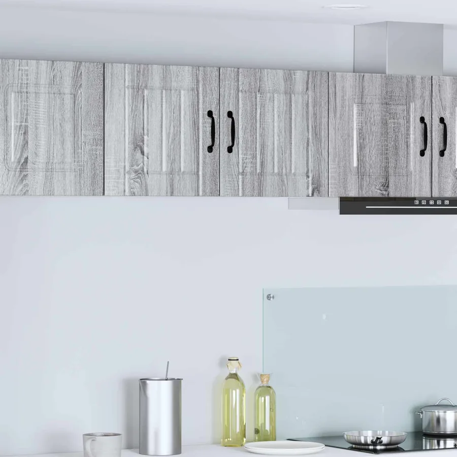 Meuble mural LUCCA 2 pcs Sonoma gris 40 x 31 x 40 cm