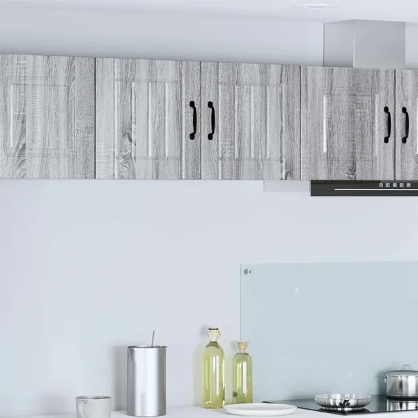 Meuble mural LUCCA 2 pcs Sonoma gris 40 x 31 x 40 cm