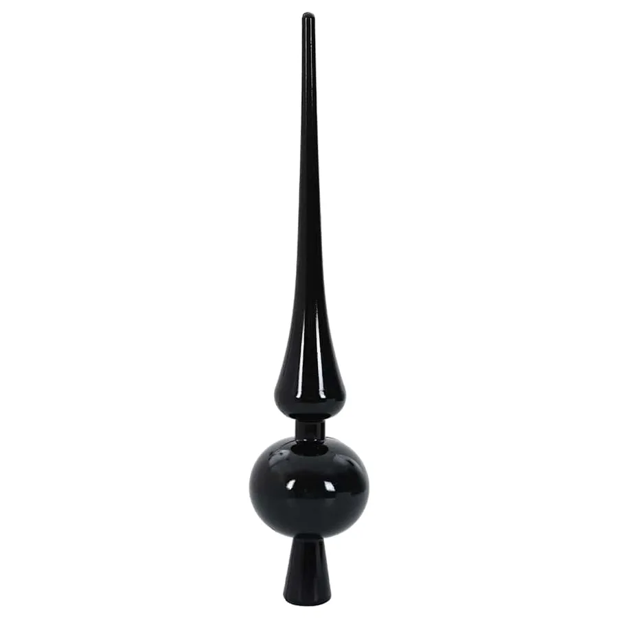 Ensemble de Boules de Noël avec 150 LED 61 pcs Noir Plastique - 6