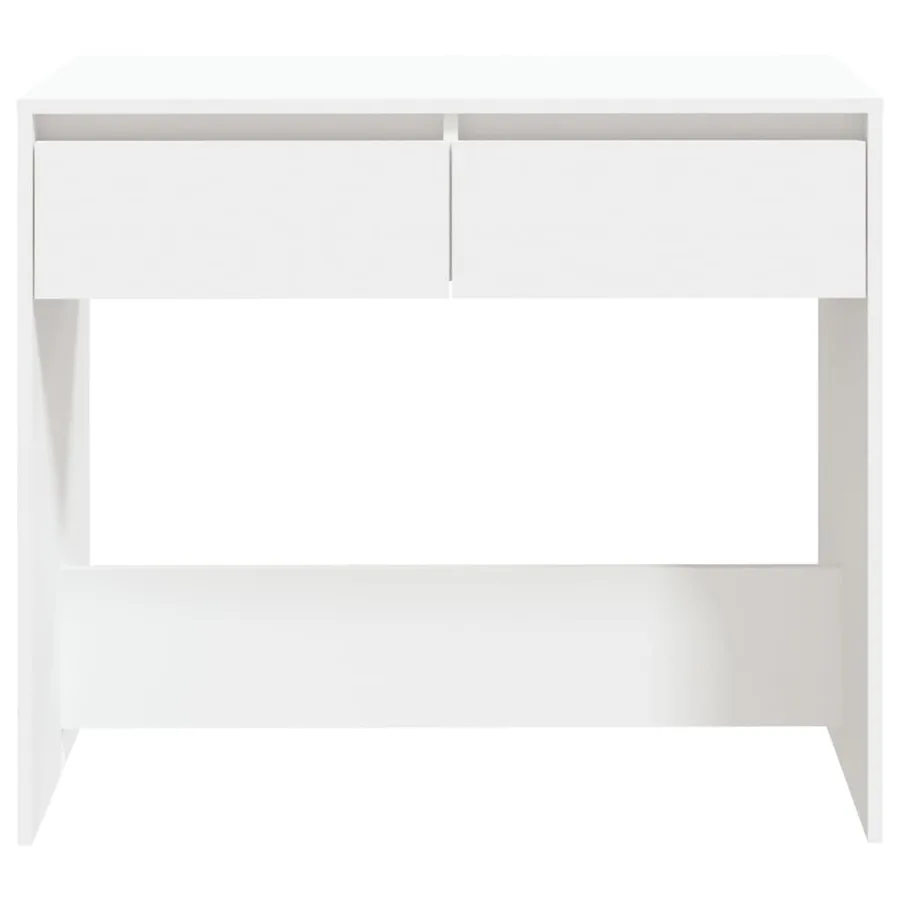 Table console Blanc 89x41x76,5 cm Acier - 5