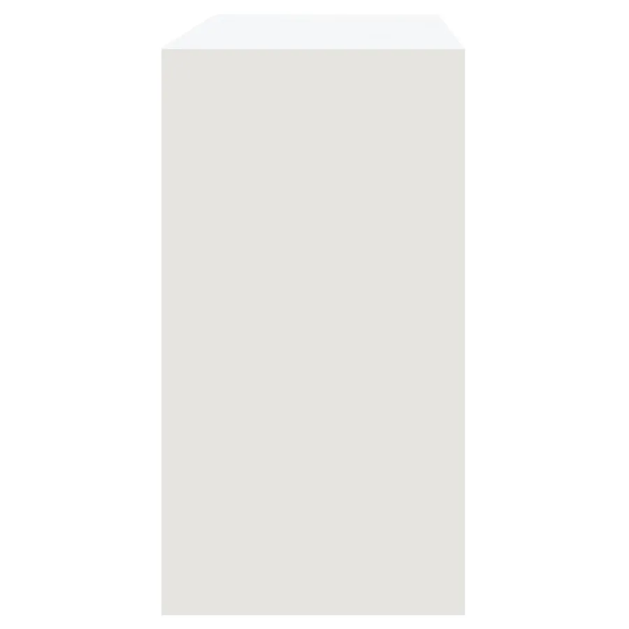 Table console Blanc 89x41x76,5 cm Acier - 6