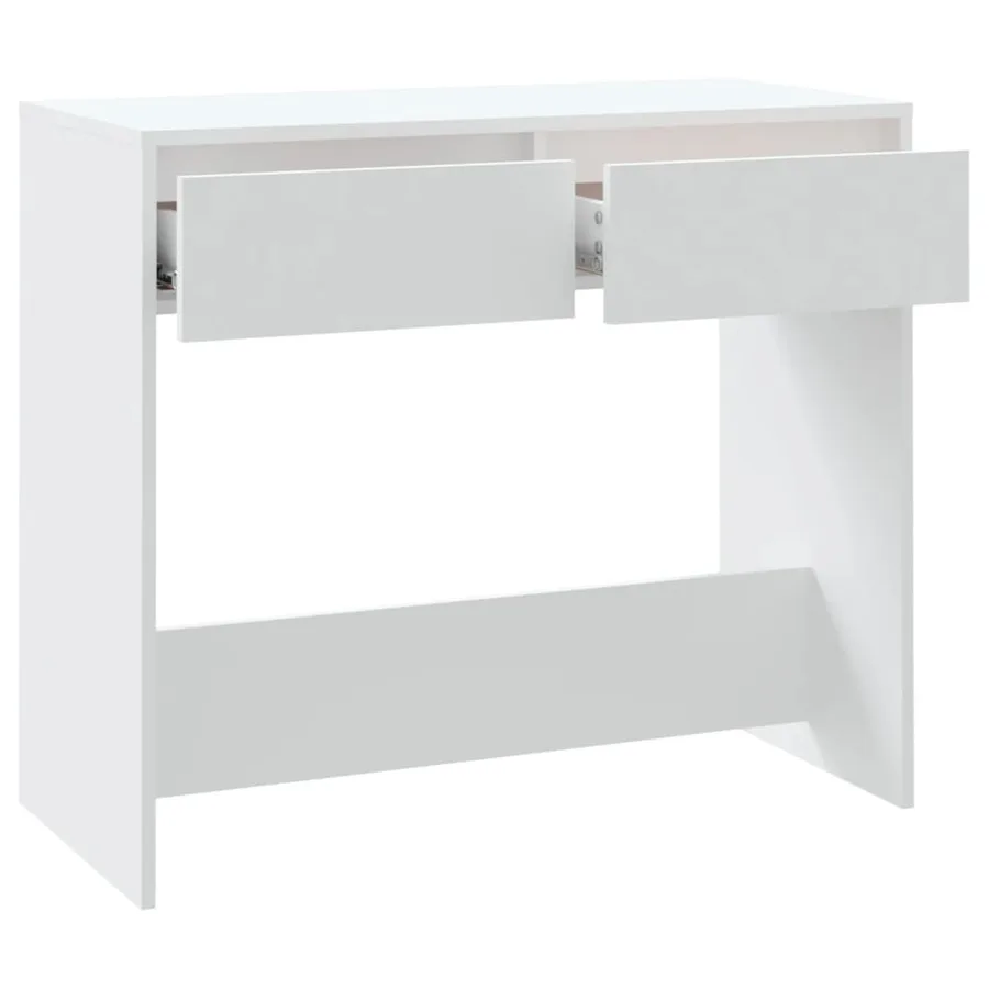 Table console Blanc 89x41x76,5 cm Acier - 7