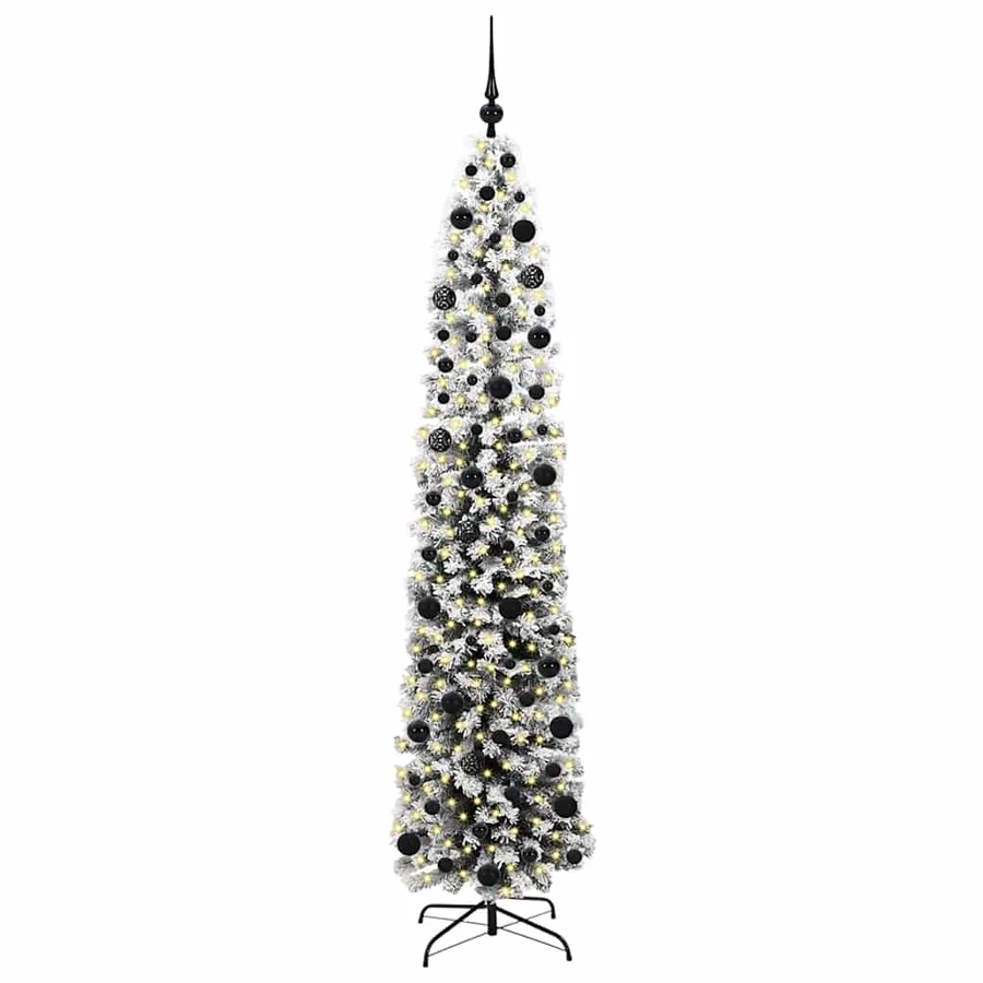 Sapin de Noël artificiel Vert 210 cm PVC et acier et plastique - 3