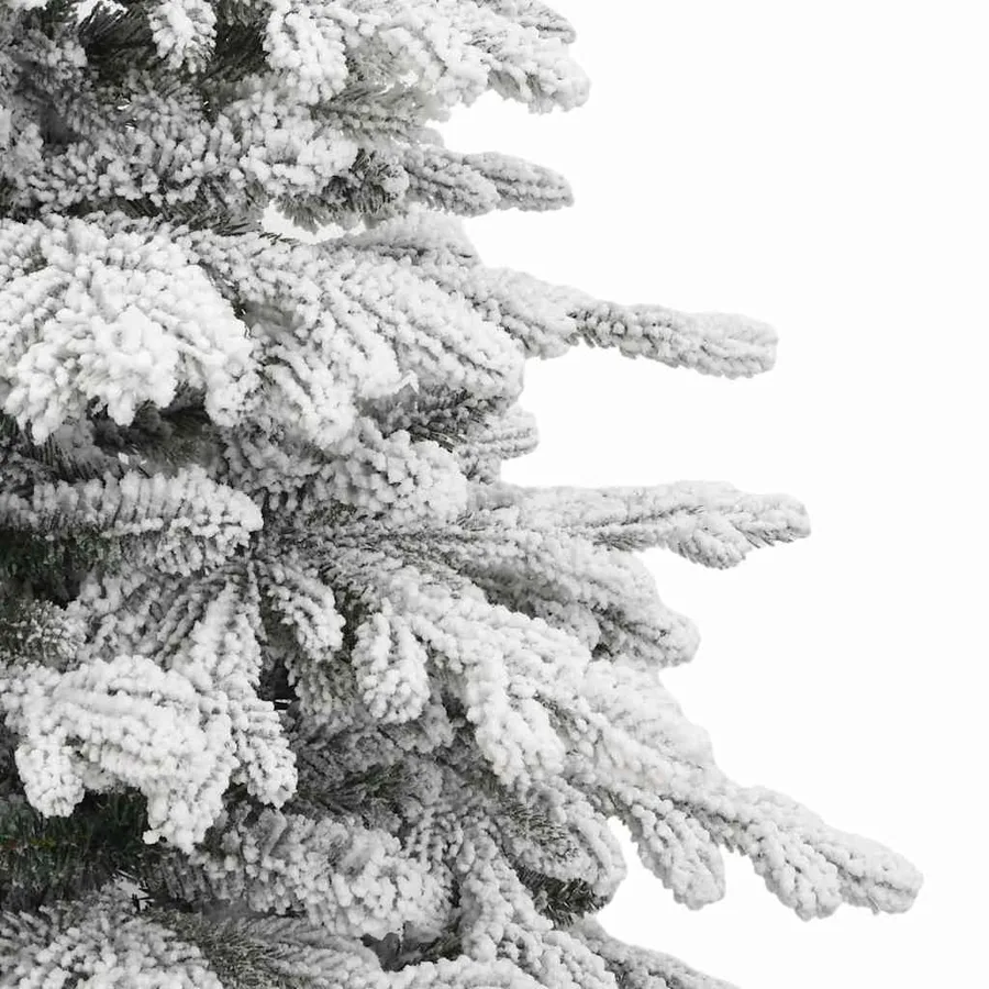 Sapin de Noël Artificiel à Branches Articulées Blanc 210 cm - 10