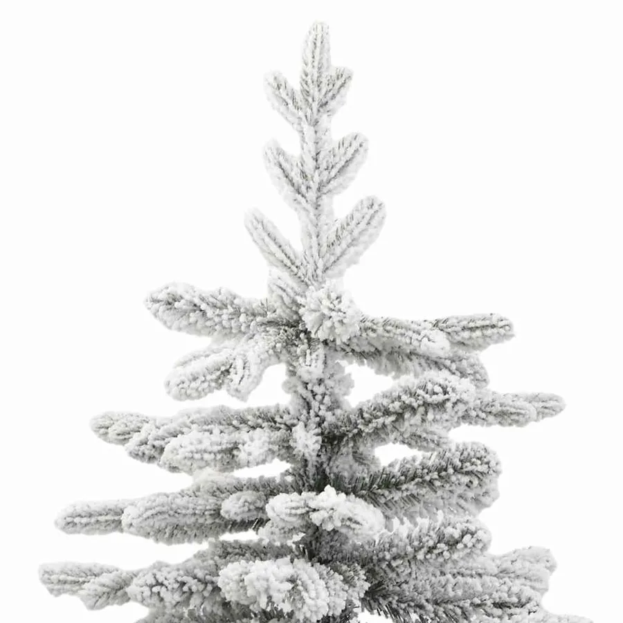 Sapin de Noël Artificiel à Branches Articulées Blanc 210 cm - 11