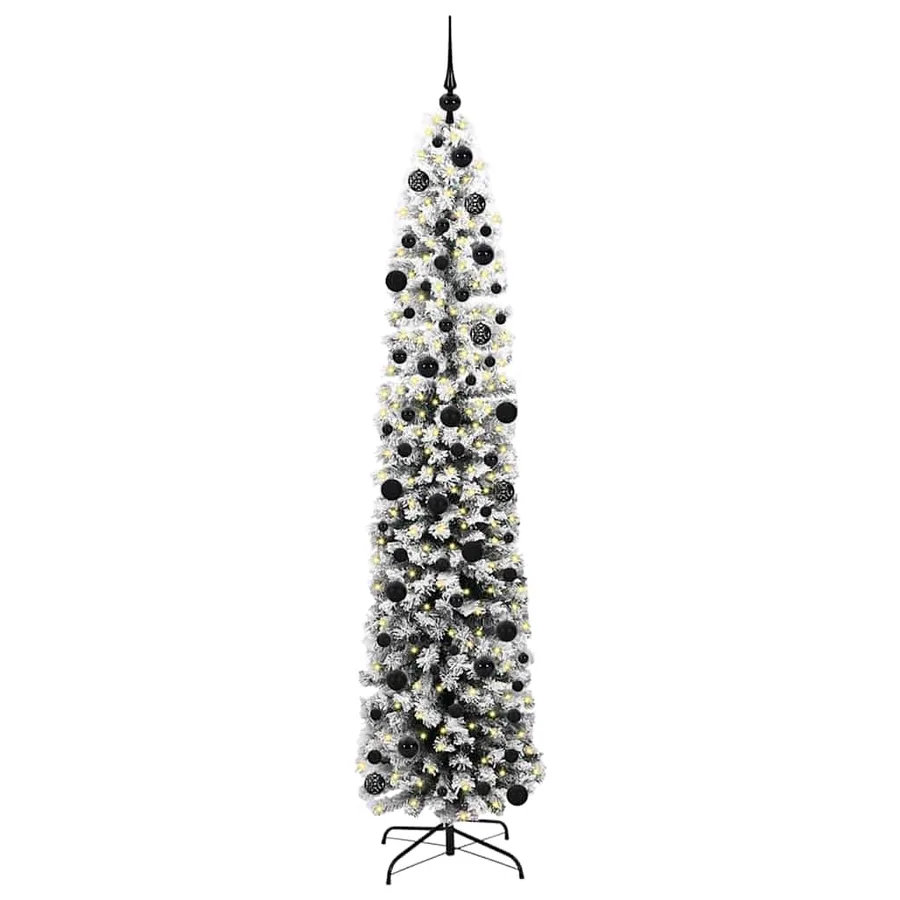 Sapin de Noël artificiel Vert 240 cm PVC et acier et plastique - 3