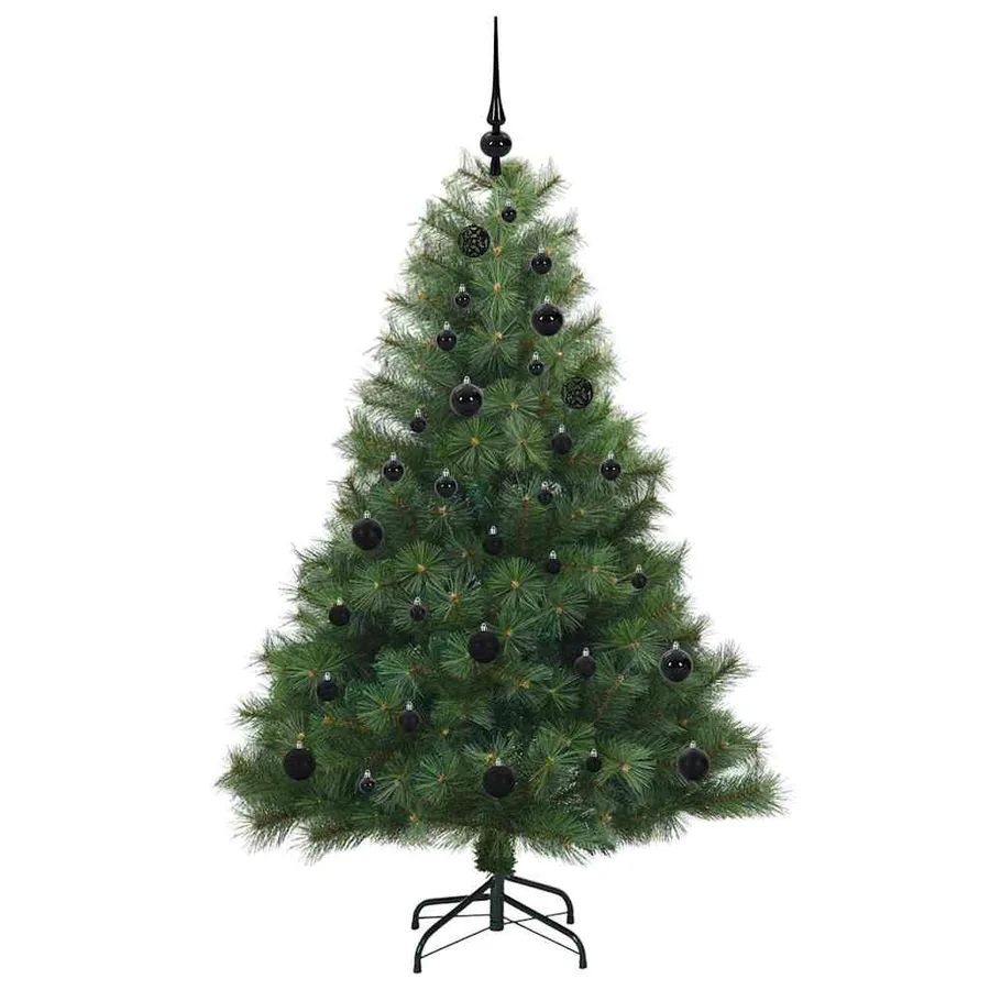 Sapin de Noël artificiel avec 150 LED Vert 150 cm PE et PVC - 4
