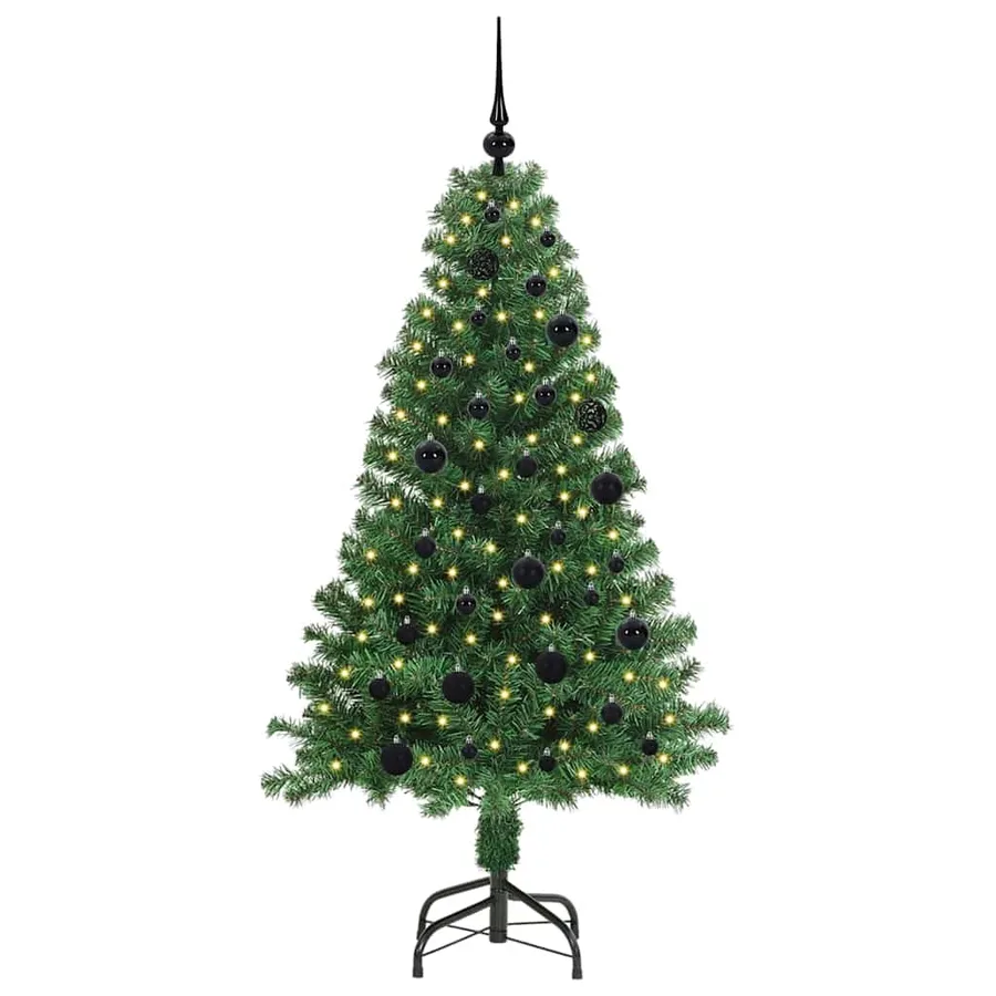 Sapin de Noël artificiel Vert 150 cm PVC, Acier et Plastique - 3
