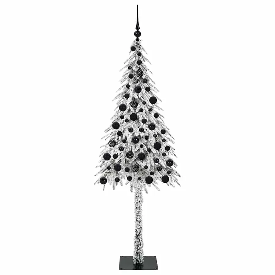 Sapin de Noël avec 300 LED Blanc 180 cm PE et Acier - 4