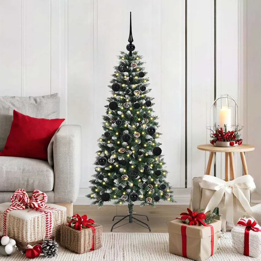 Sapin de Noël artificiel Vert 120 cm PVC, plastique et acier