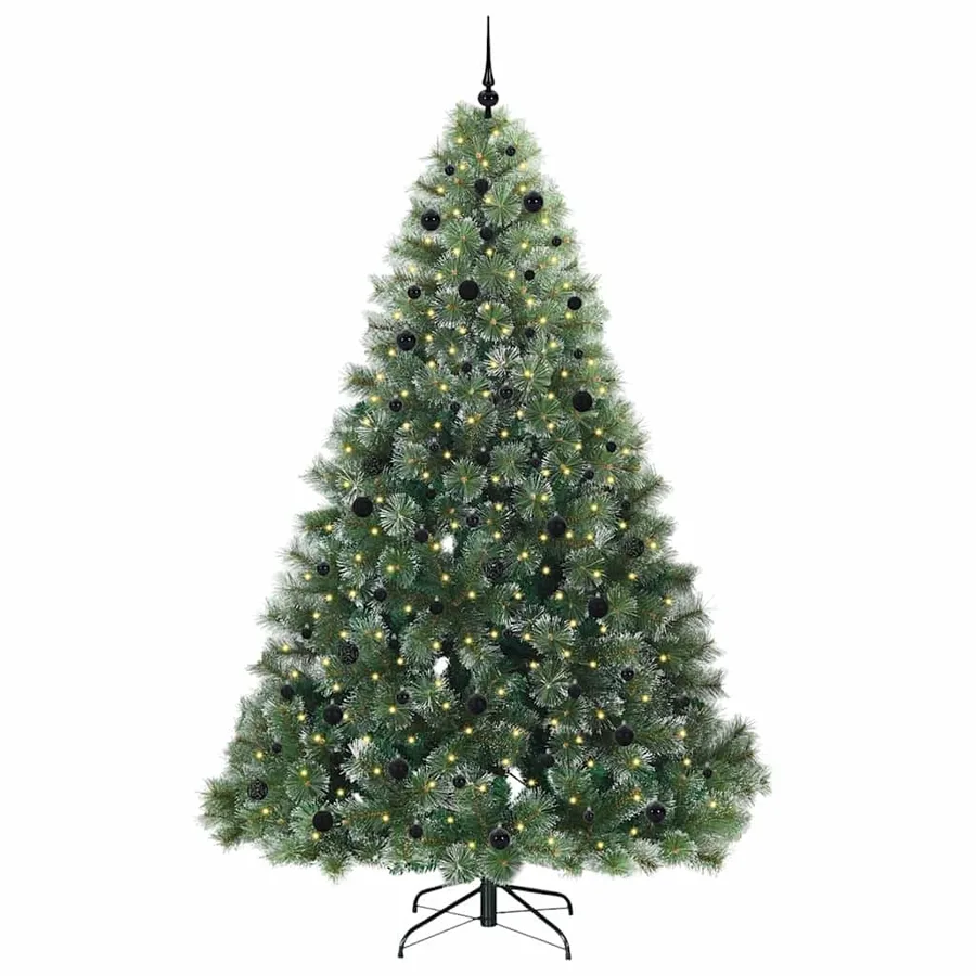 Sapin de Noël artificiel avec 300 LED Vert 240 cm PE et PVC - 3