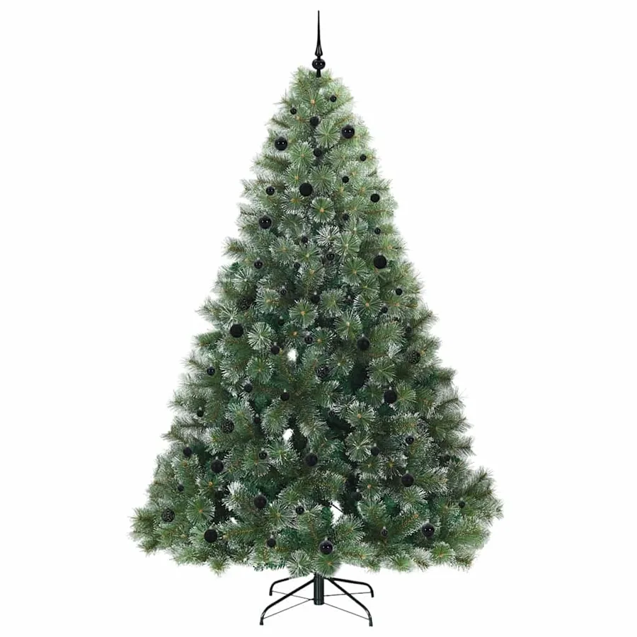 Sapin de Noël artificiel avec 300 LED Vert 240 cm PE et PVC - 4