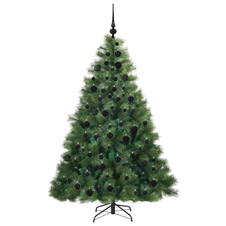 Sapin de Noël artificiel avec 300 LED Vert 180 cm PE et PVC - 4