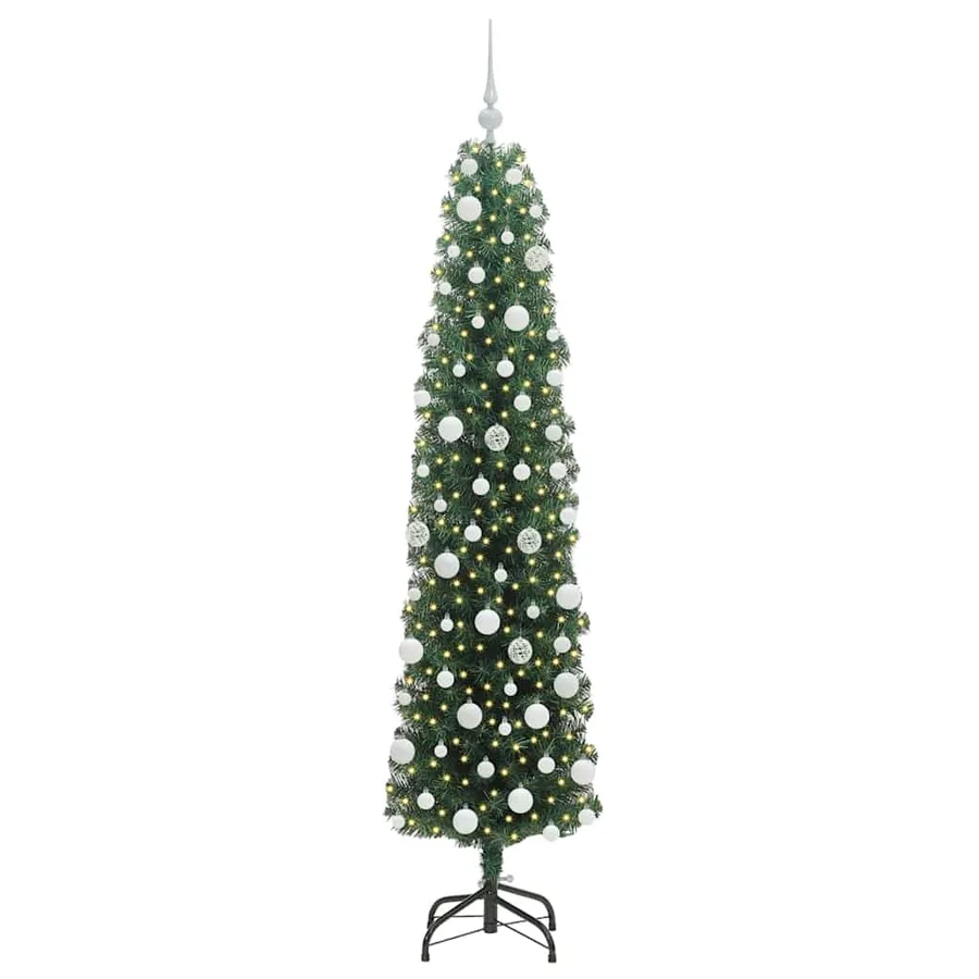 Sapin de Noël artificiel Vert 180 cm PVC et acier et plastique - 3