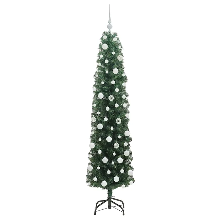 Sapin de Noël artificiel Vert 180 cm PVC et acier et plastique - 4