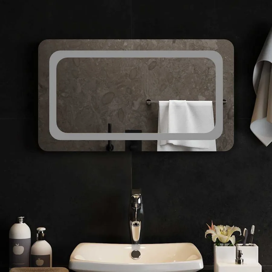 Miroir de salle de bain à LED 70x40 cm - 3