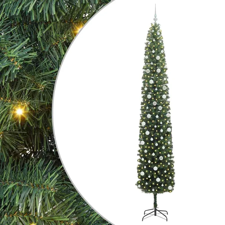 Sapin de Noël artificiel Vert 300 cm PVC et acier et plastique - 2