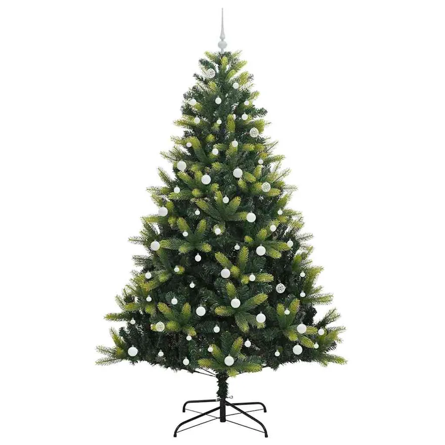 Arbre de Noël artificiel en silicone flexible 300 LEDs 240 cm - 4