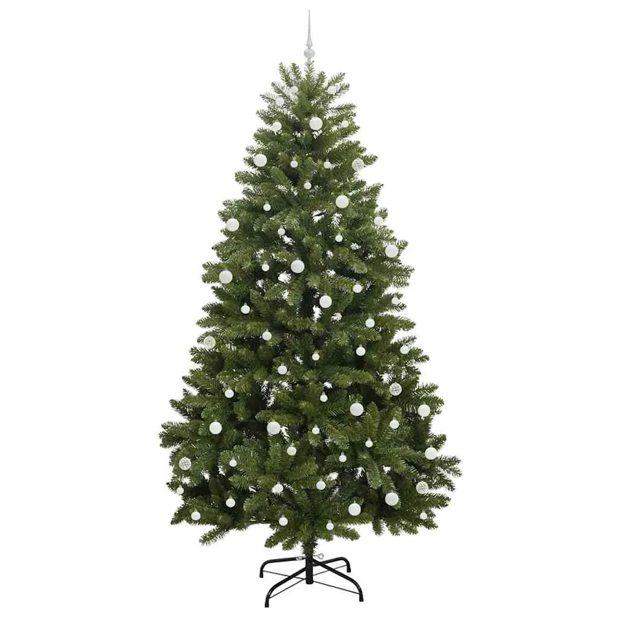 Sapin de Noël artificiel avec 300 LED Vert 270 cm PVC et métal - 4