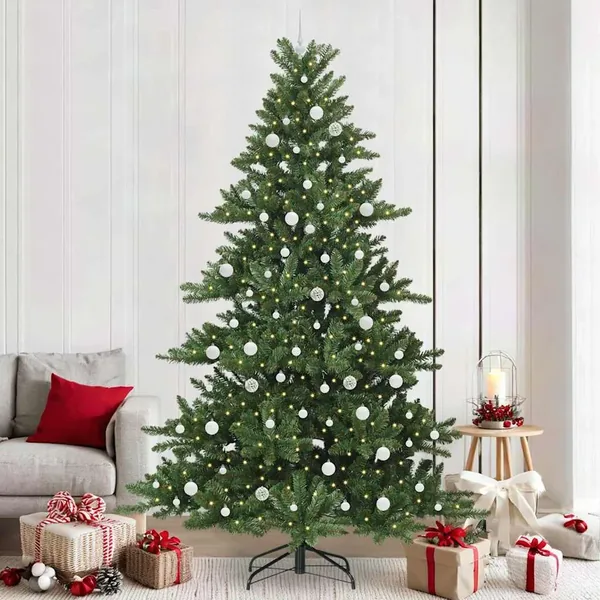 Sapin de Noël Artificiel à Branches Articulées Vert 240 cm