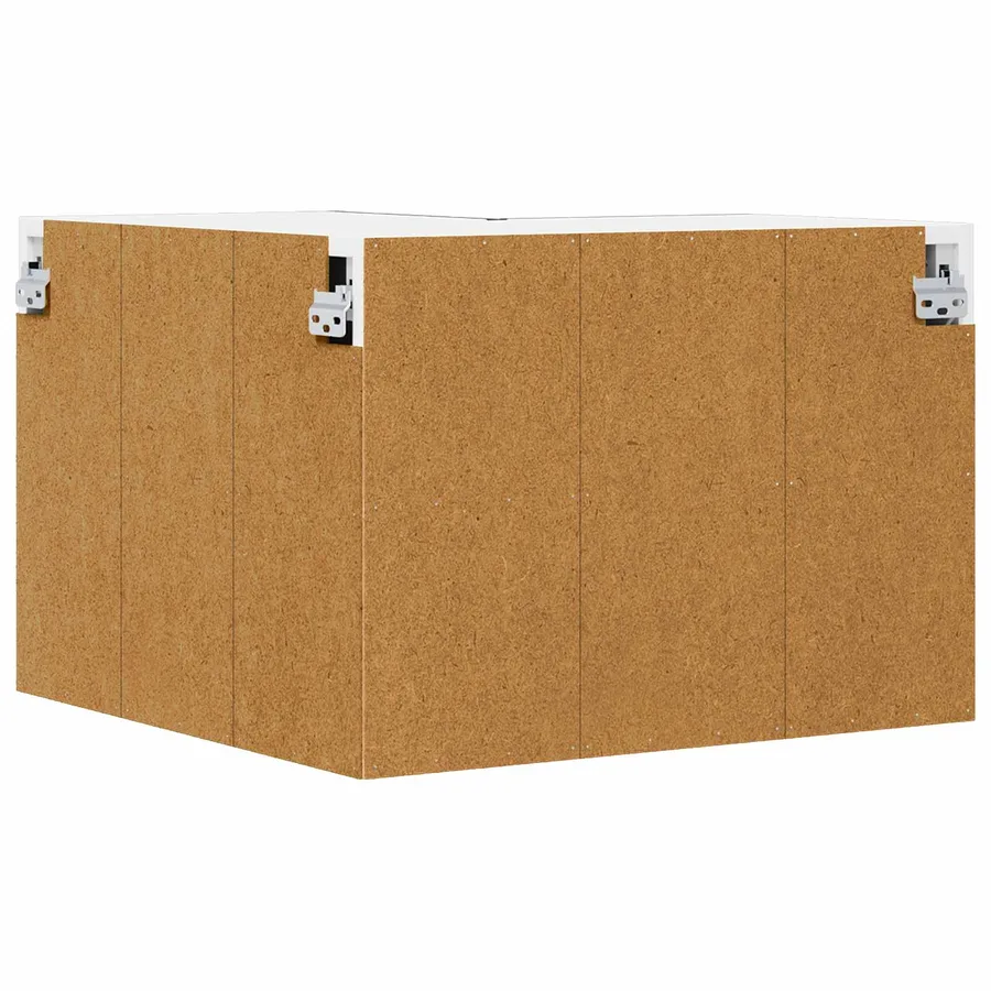Cabinet d'angle mural LUCCA Noir 57 x 57 x 40 cm - 5
