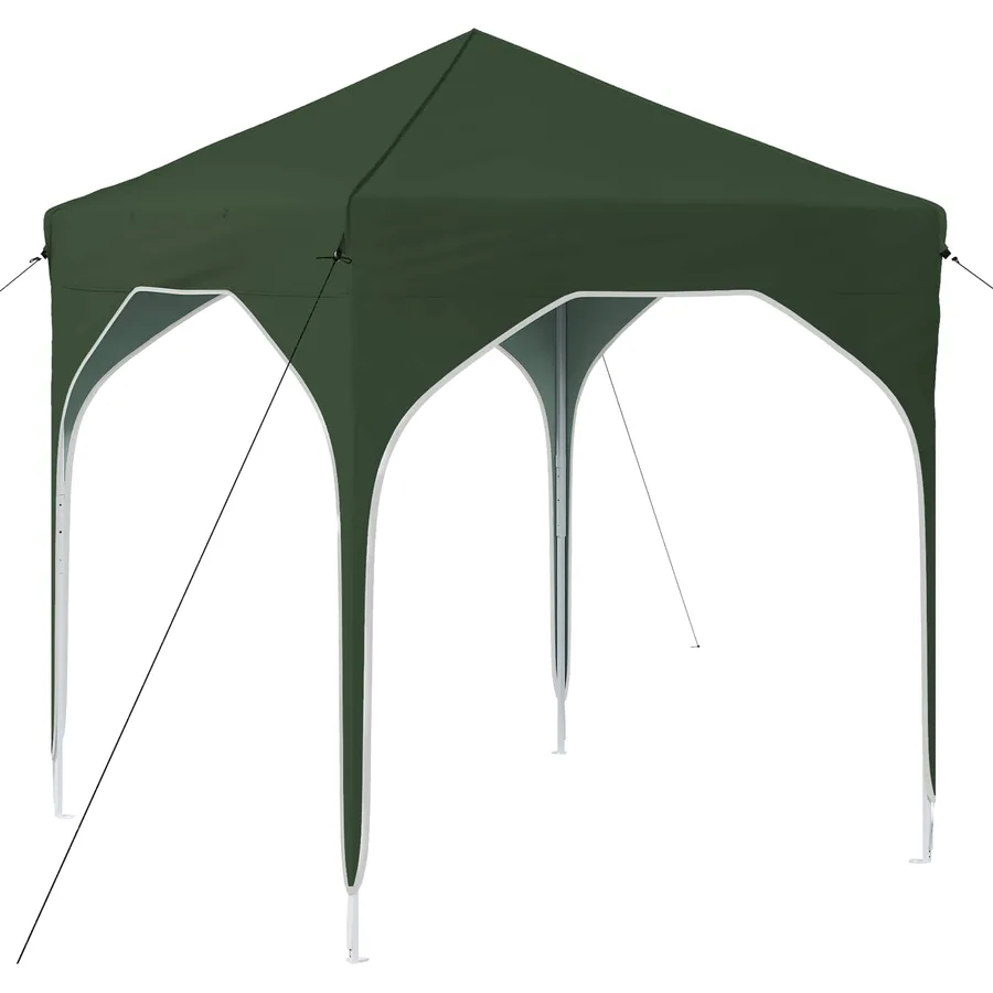 Tente de fête pop-up 194 x 194 x 245 cm Vert - 2