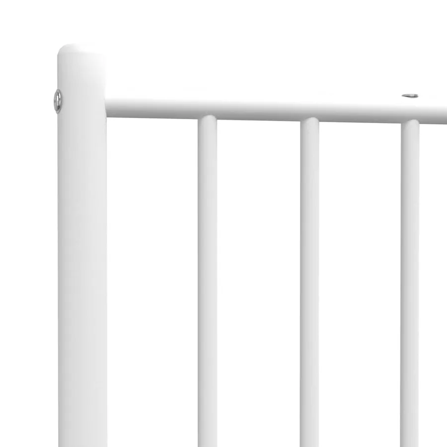 Tête de lit de remplacement métal blanc 100 cm - 7