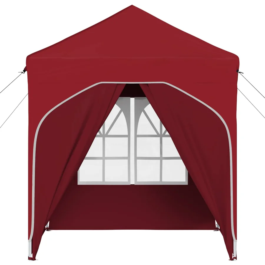 Tente de fête pop-up 192 x 192 x 245 cm Bordeaux - 7
