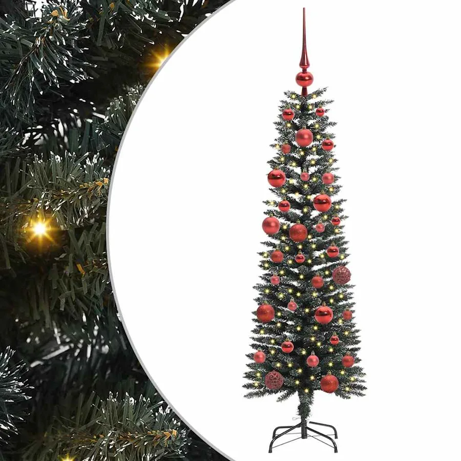 Sapin de Noël artificiel Vert 150 cm PVC, plastique et acier - 2