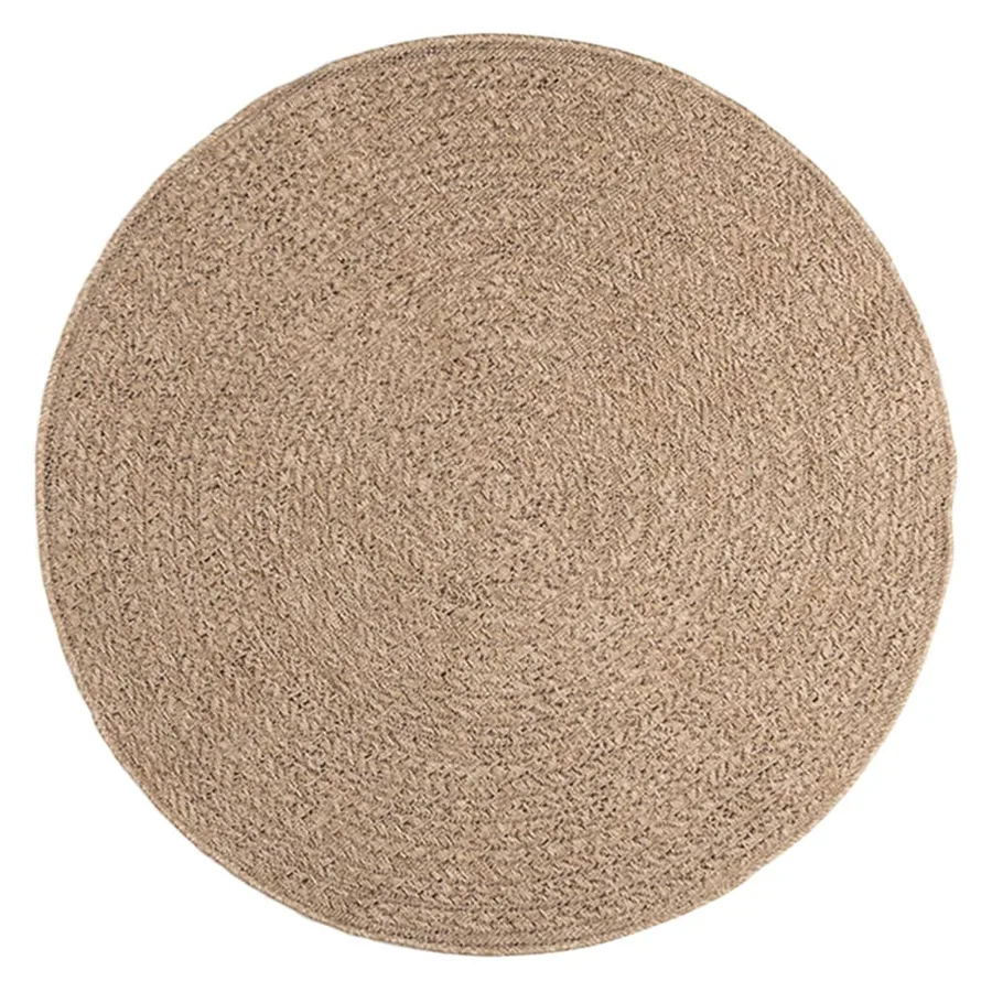 Tapis 120 cm aspect jute intérieur et extérieur - 3