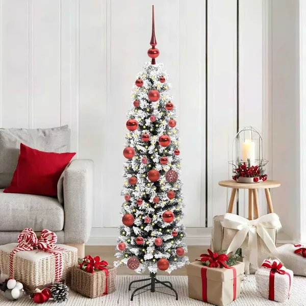 Sapin de Noël artificiel Vert 150 cm PVC et acier et plastique