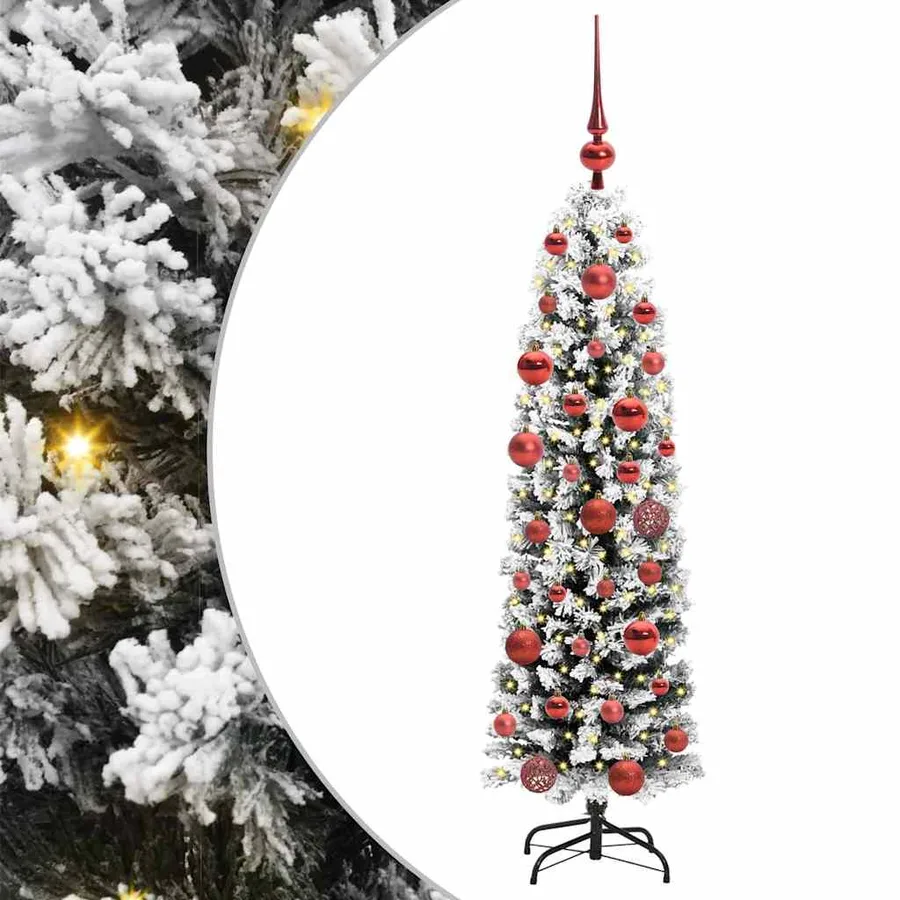 Sapin de Noël artificiel Vert 150 cm PVC et acier et plastique - 2