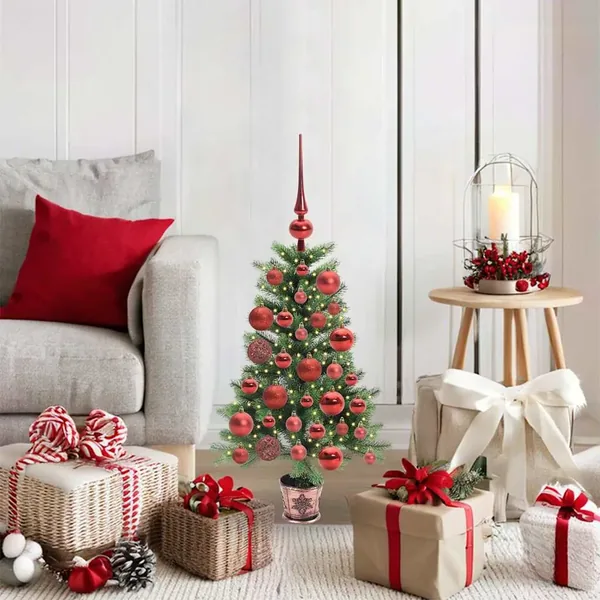 Sapin de Noël avec 150 LED avec support Vert 90 cm PE